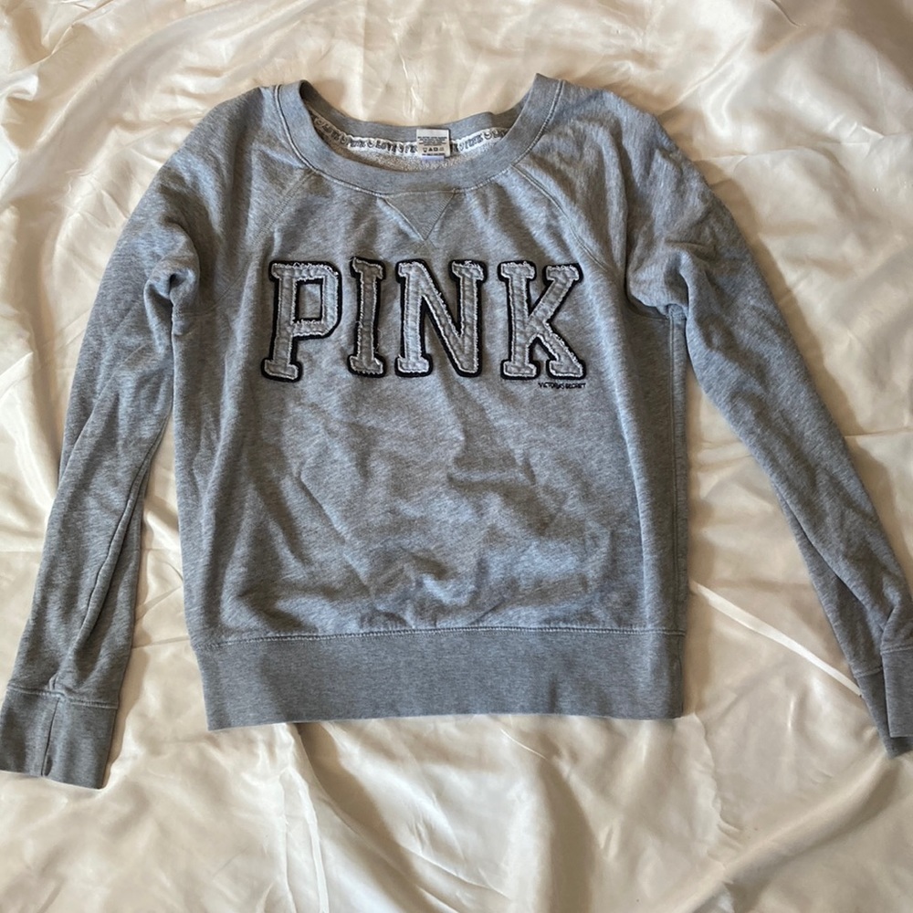 Grey PINK Sweater